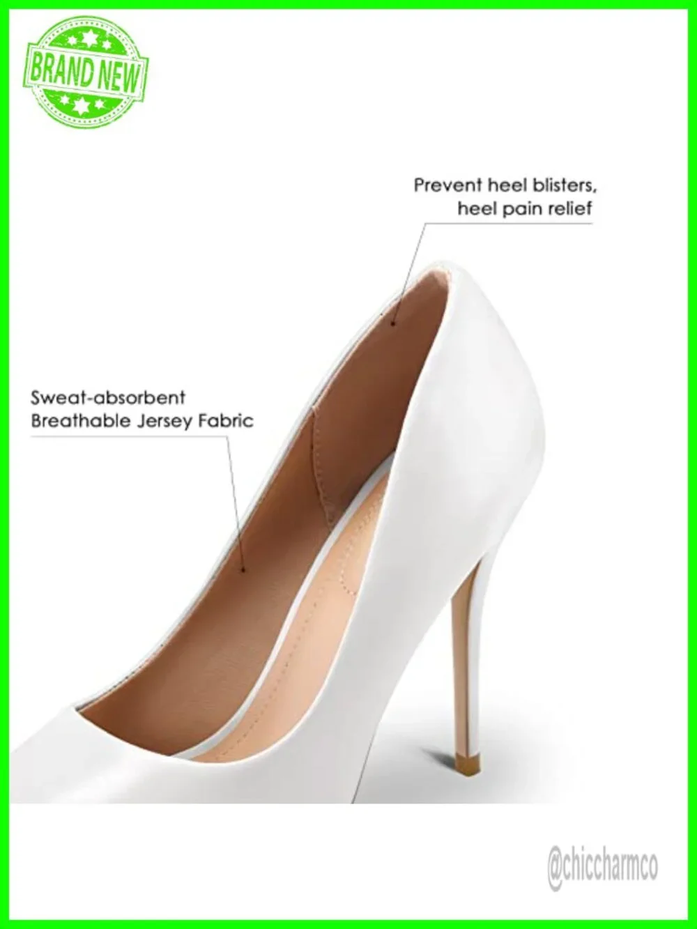 Pointed Toe Stiletto Pumps 4IN Heel Dress Wedding Shoes